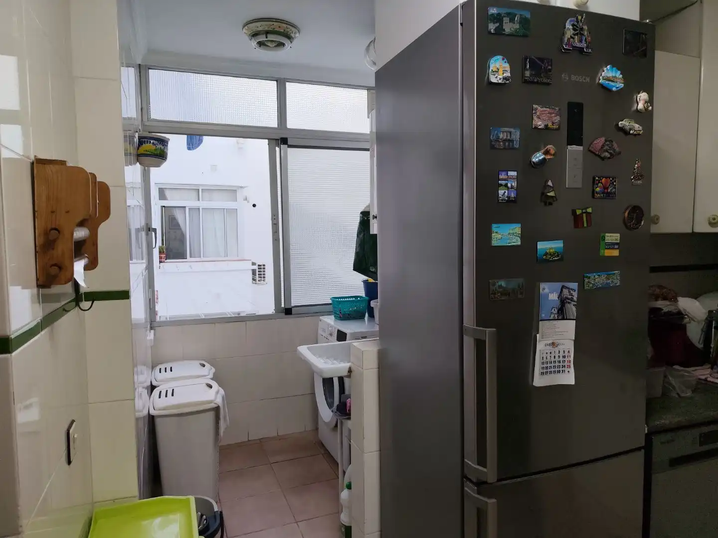 Cocina de Piso en venta en Málaga Capital con Aire acondicionado, Terraza y Balcón