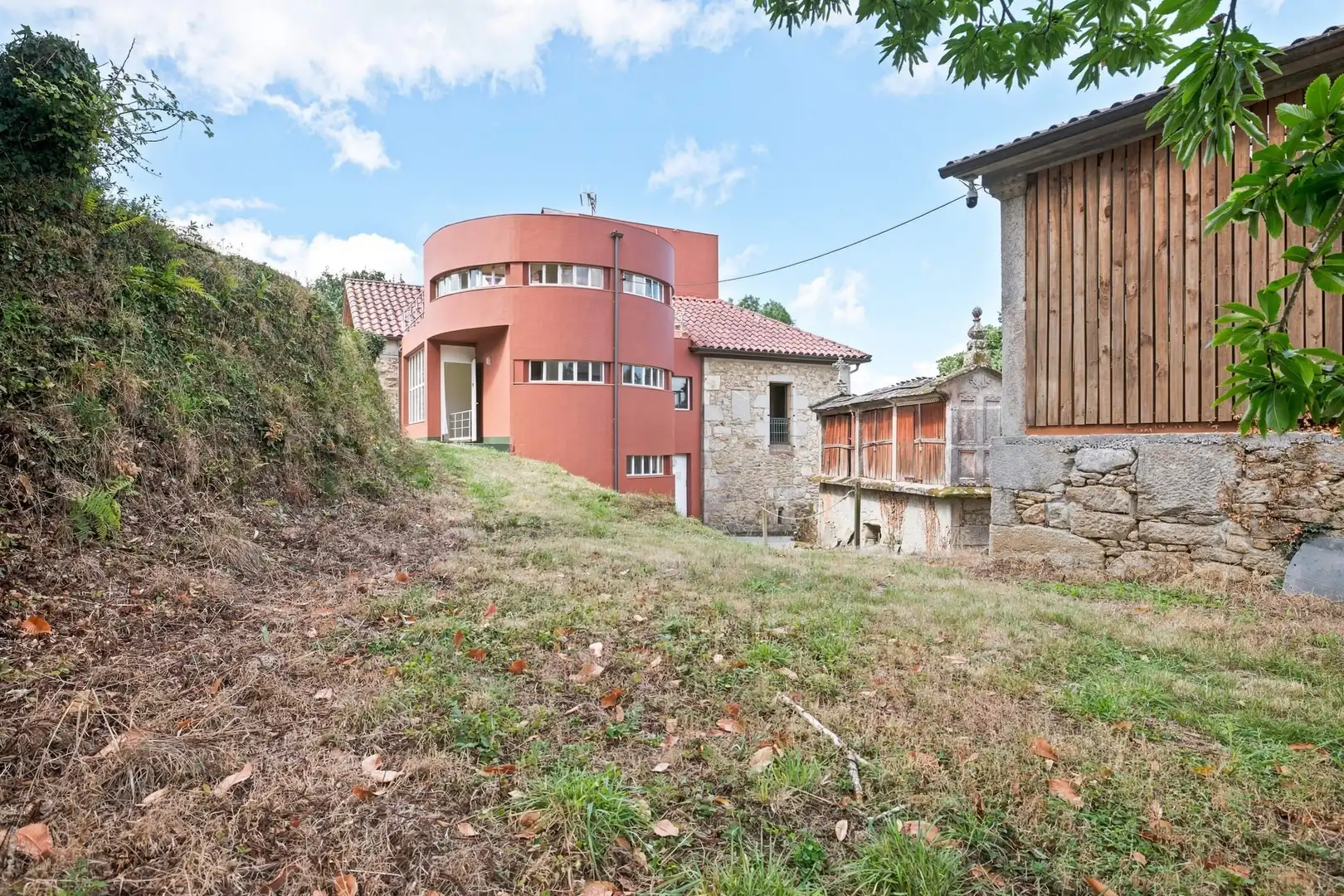 Vista exterior de Finca rústica en venda en Vilarmaior amb Calefacció, Jardí privat i Terrassa