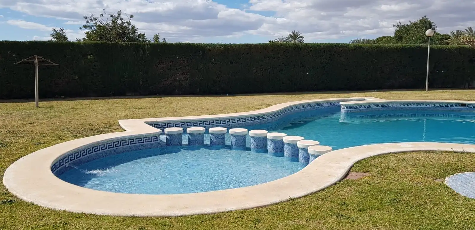 Swimming pool of Detached homes for rent in Sant Joan d'Alacant  with Air Conditioner, Heating and Private garden