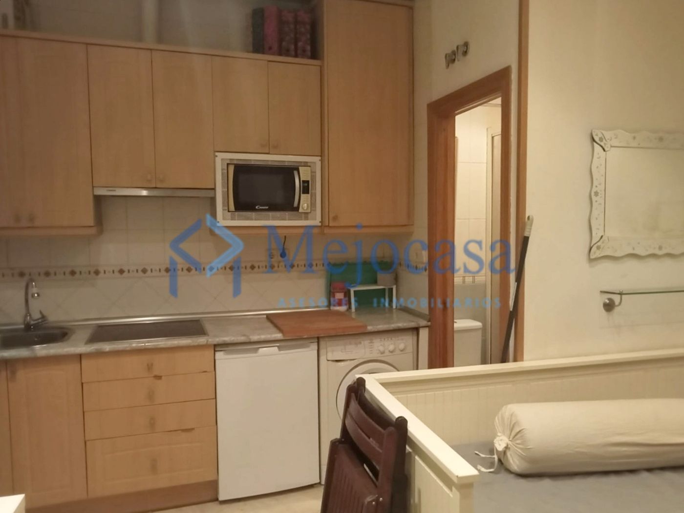 Kitchen of Study for sale in  Madrid Capital  with Heating, Furnished and Washing machine