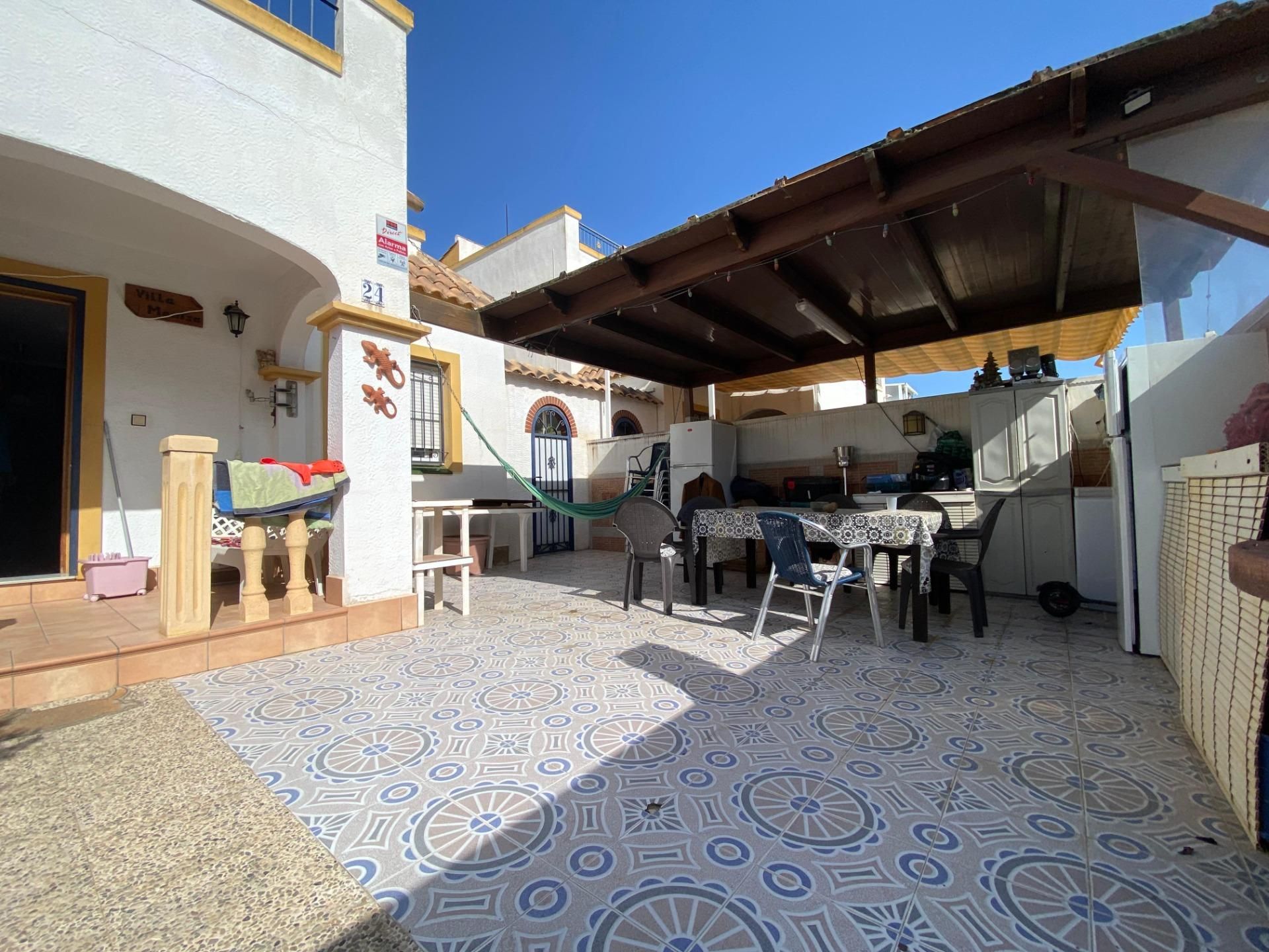 Terrace of Single-family semi-detached for sale in Torrevieja  with Air Conditioner, Private garden and Terrace