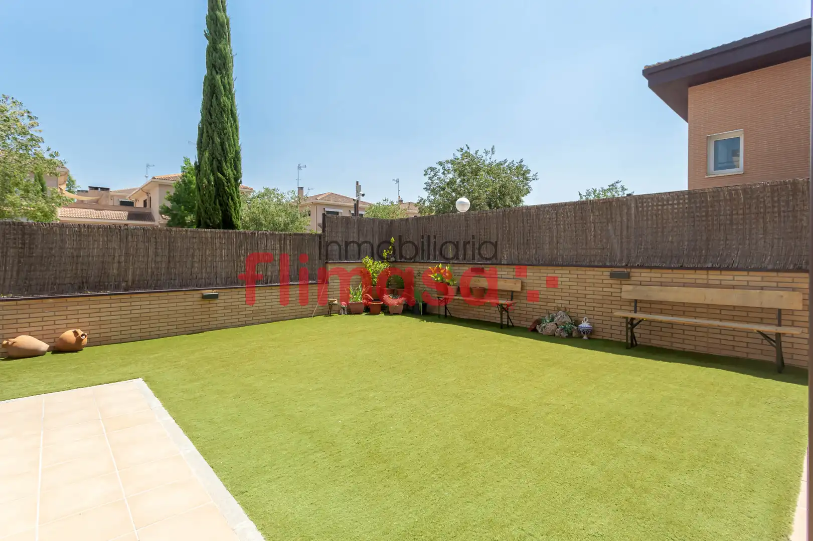 Garden of Detached homes for sale in Villaviciosa de Odón  with Air Conditioner, Heating and Private garden