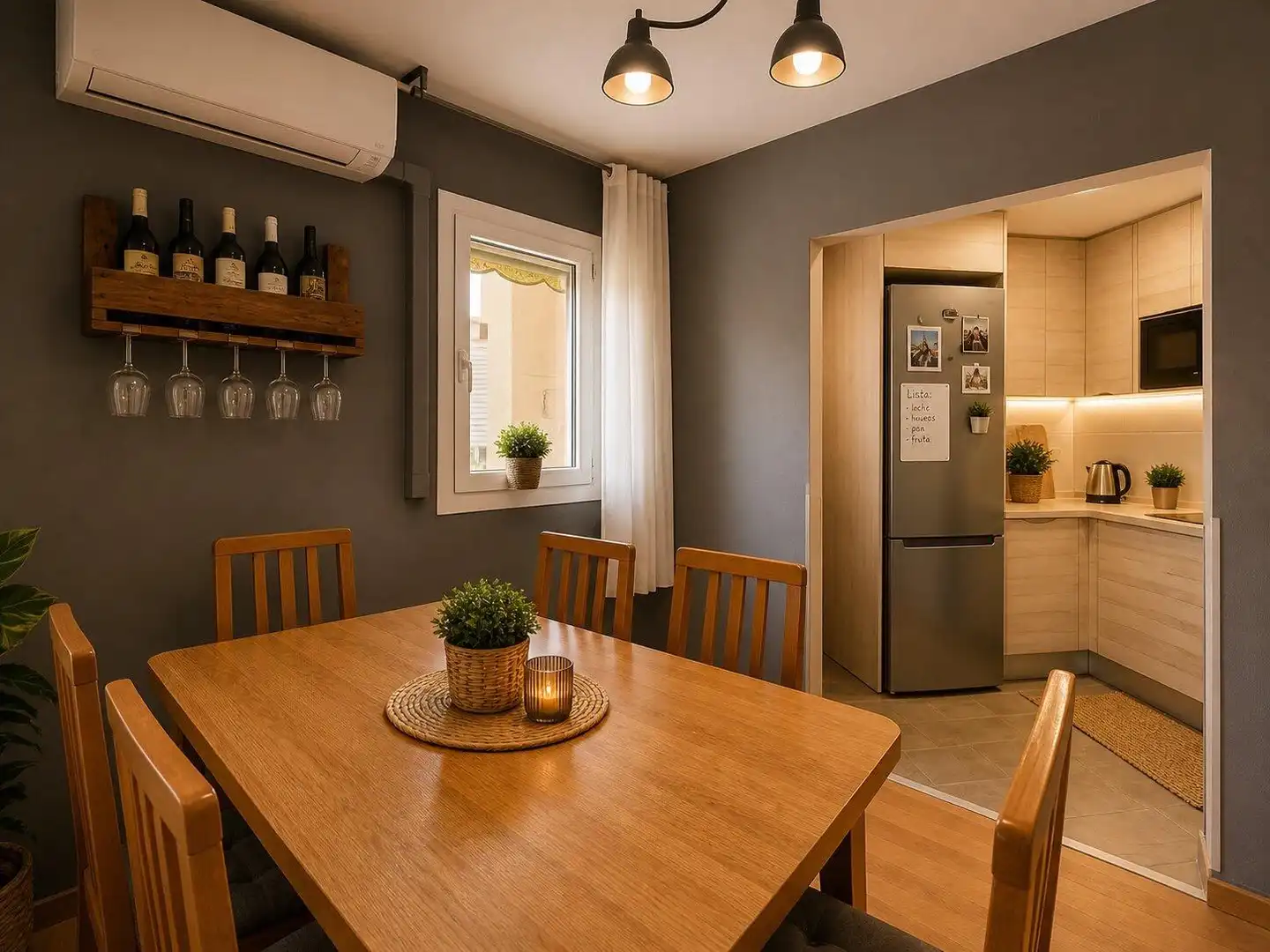 Menjador de Apartament en venda en Barcelona amb Aire condicionat, Calefacció i Parquet