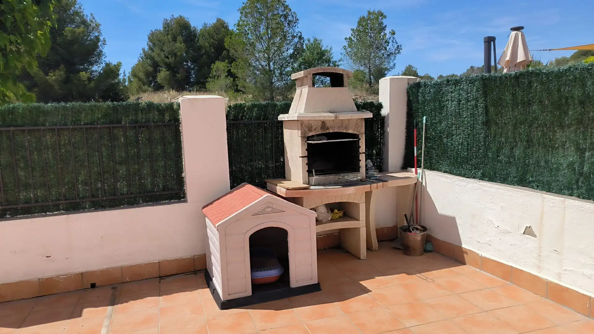 Terraza de Casa o chalet en venta en Polop con Aire acondicionado, Jardín privado y Terraza