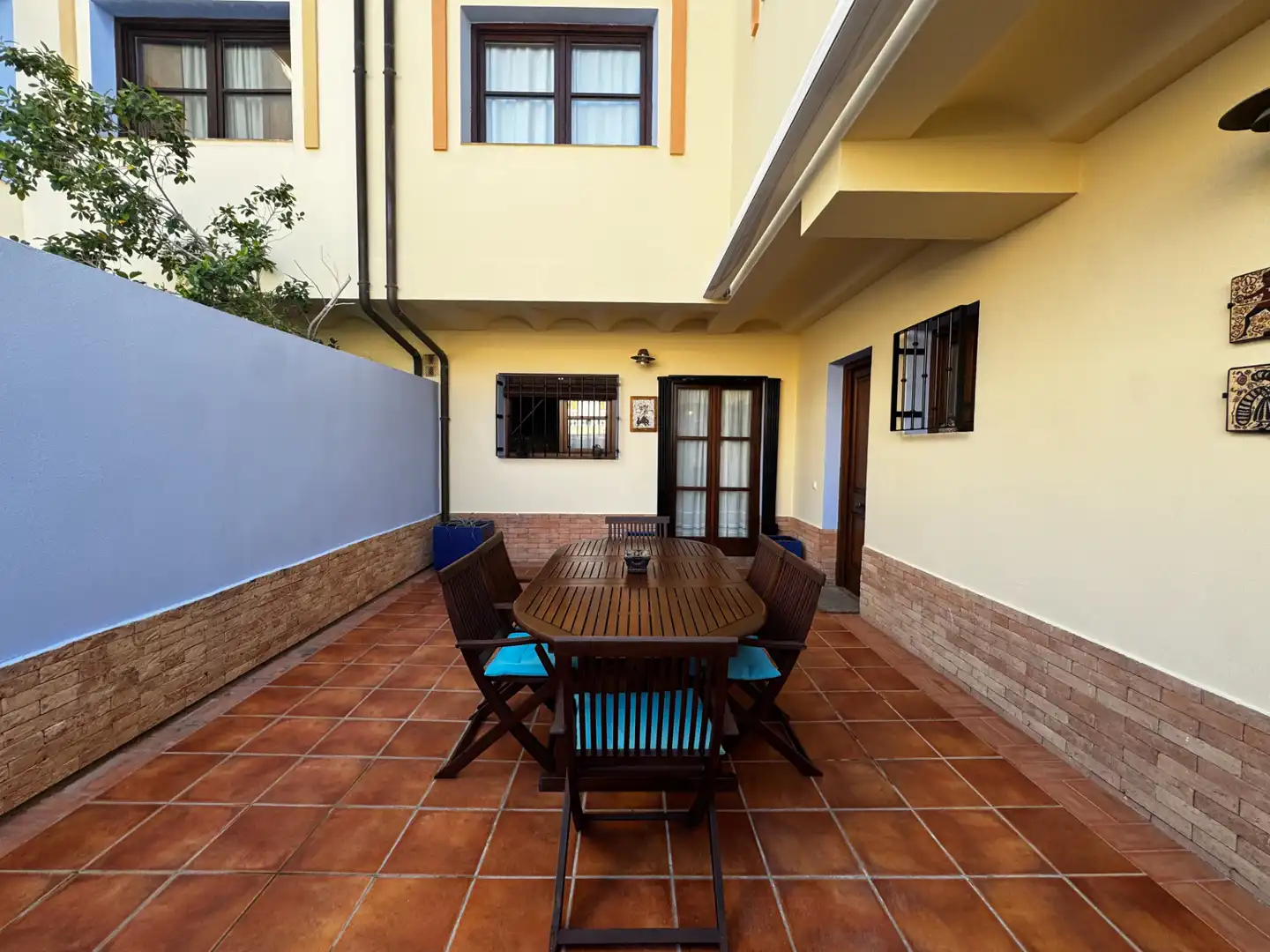 Terrasse von Einfamilien-Reihenhaus zum Verkauf in Canet d'En Berenguer mit Klimaanlage, Heizung und Terrasse