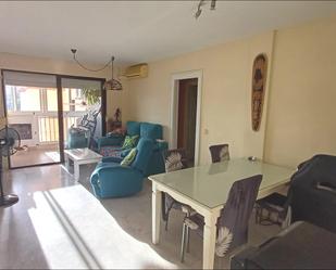 Living room of Flat for sale in Mijas  with Private garden, Parquet flooring and Terrace