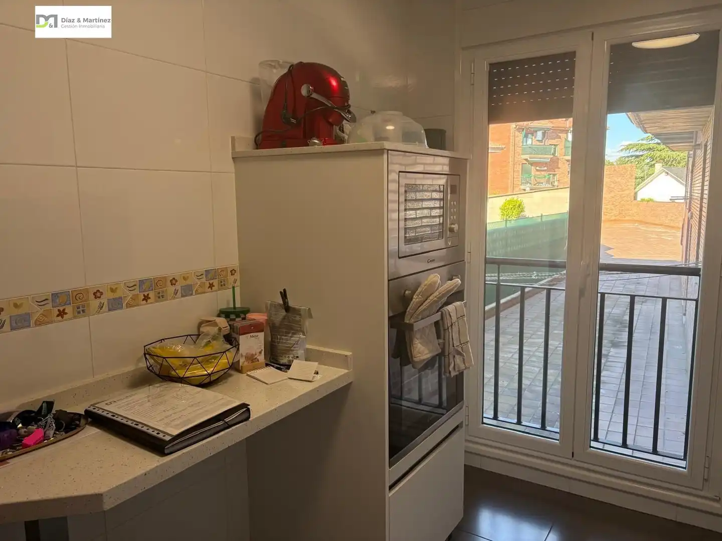 Cocina de Apartamento de alquiler en San Andrés del Rabanedo con Calefacción, Parquet y Trastero