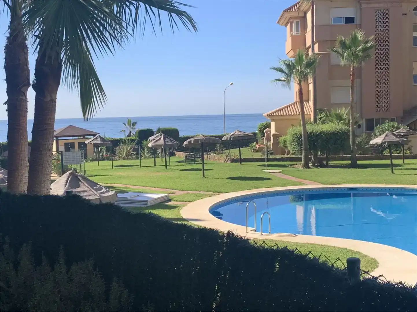 Garten von Erdgeschoss zur Miete in Torrox mit Privatgarten, Schwimmbad und Möbliert