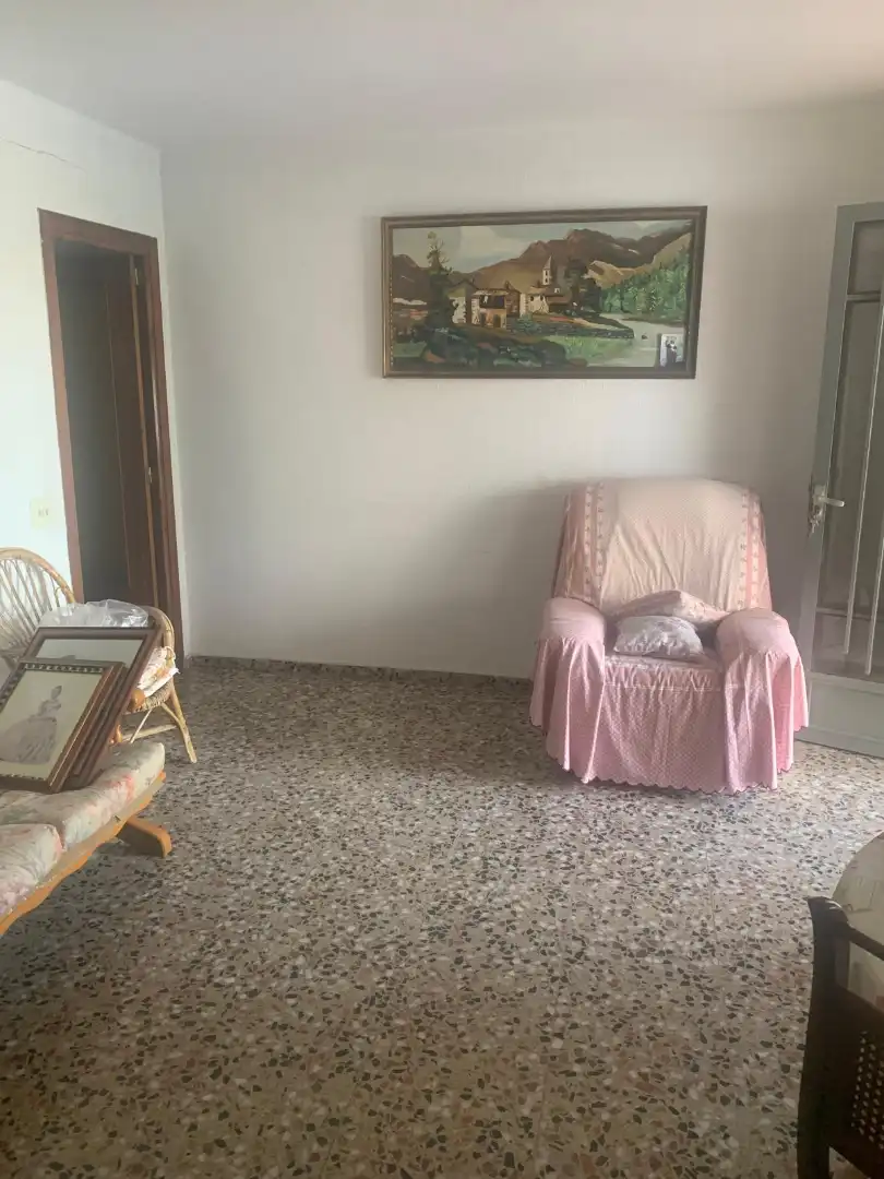 Sala de estar de Casa o chalet en venta en Burriana / Borriana con Jardín privado y Amueblado