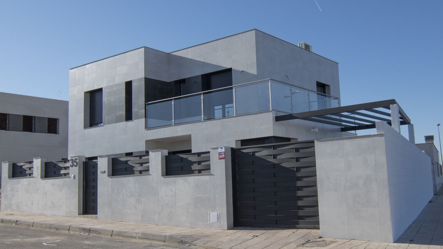 Vista exterior de Casa o xalet en venda en Cobisa amb Aire condicionat, Calefacció i Jardí privat