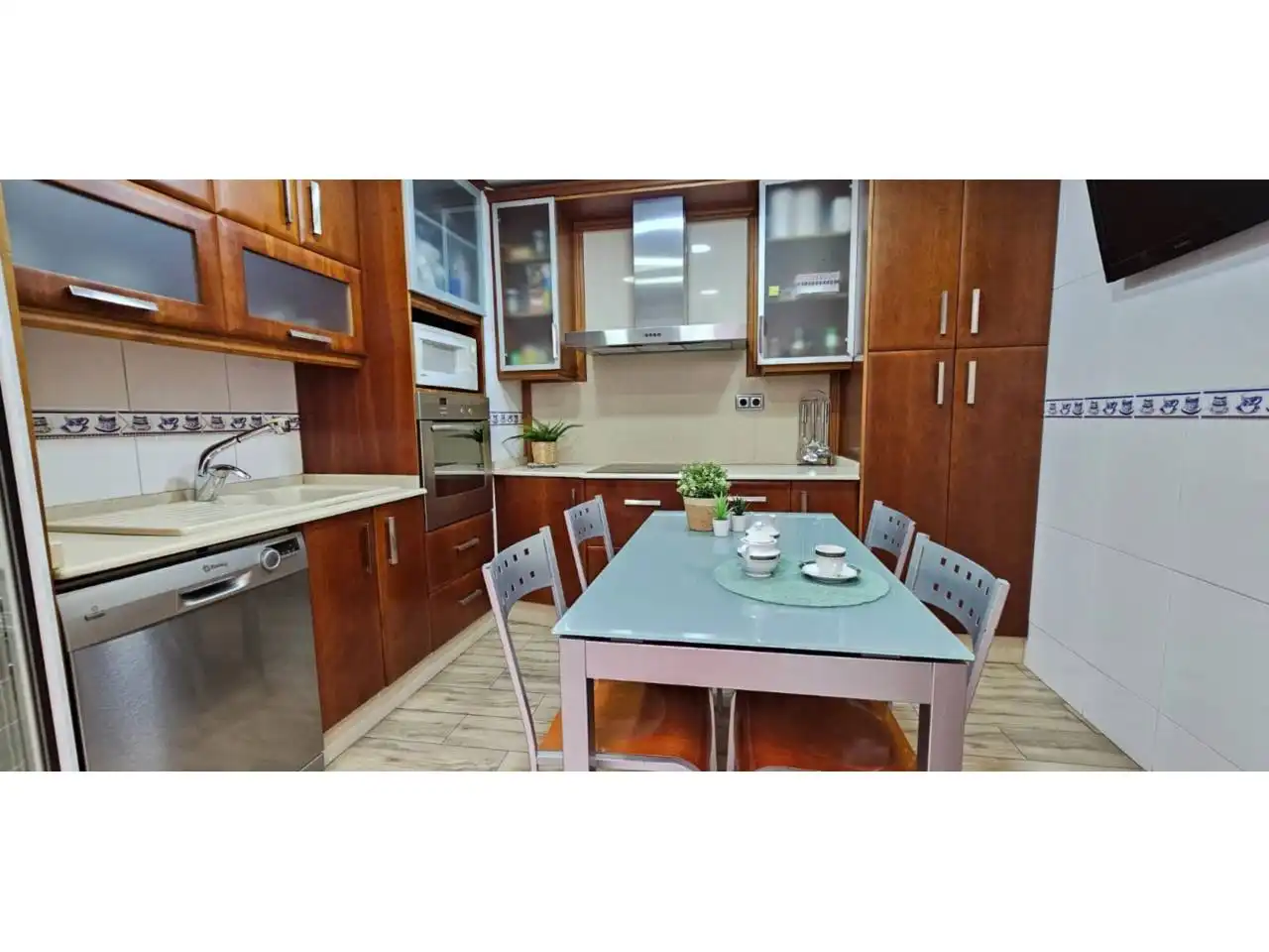 Cocina de Casa adosada en venta en Jumilla con Aire acondicionado, Calefacción y Terraza