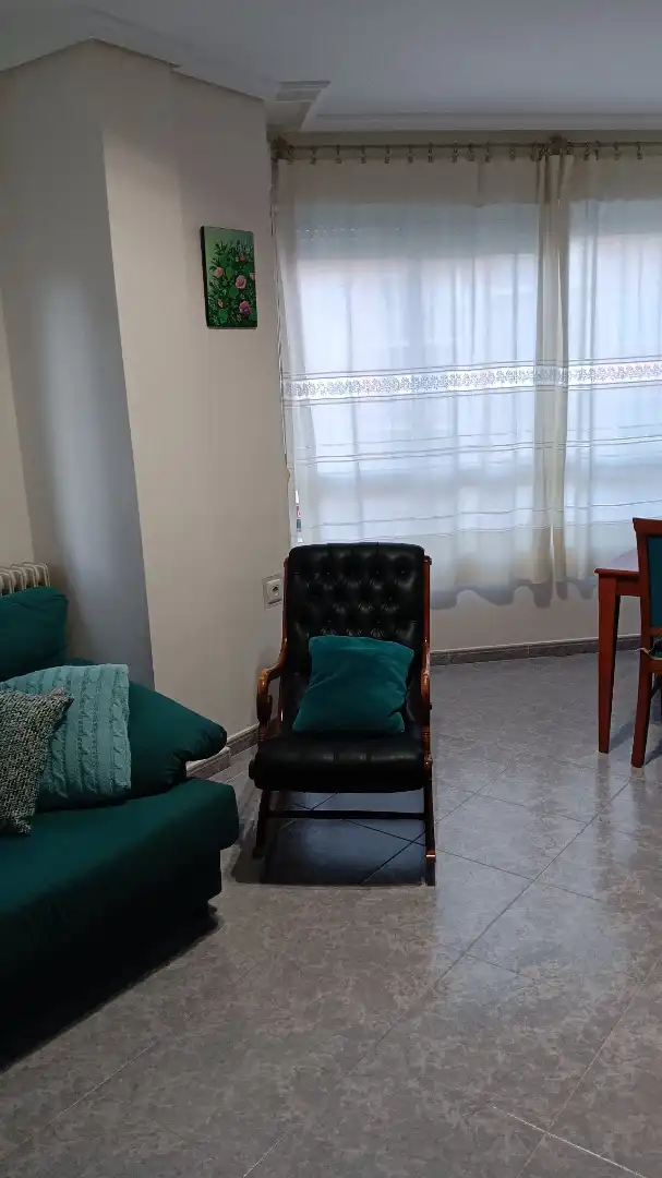 Sala d'estar de Pis de lloguer en Albacete amb Aire condicionat, Calefacció i Moblat