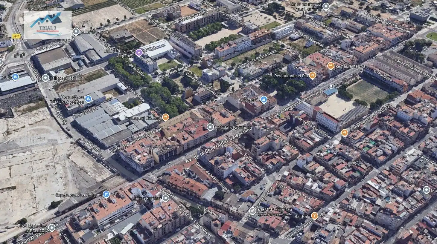 Vista exterior de Pis en venda en Algemesí amb Balcó