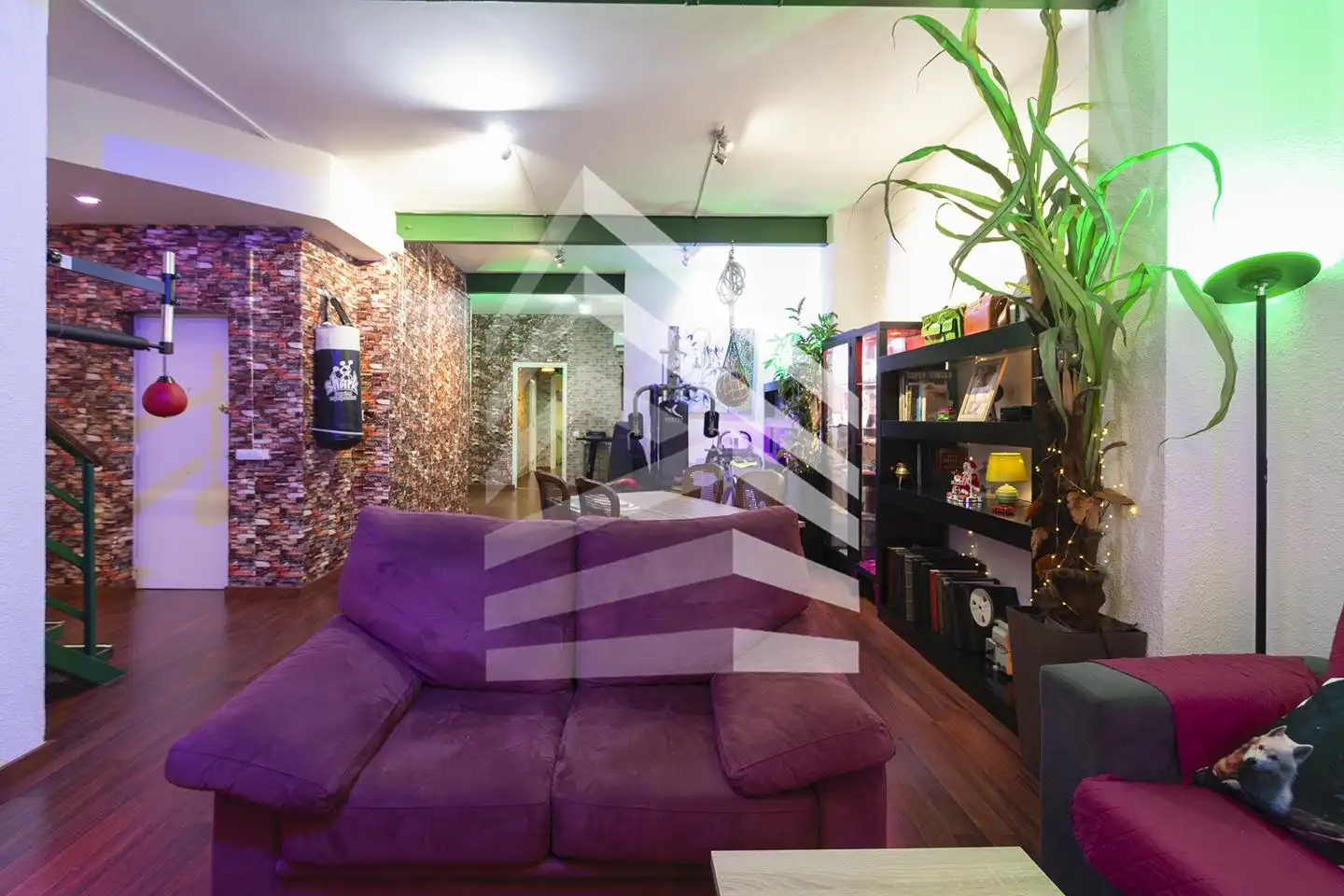 Sala de estar de Piso en venta en Barcelona con Aire acondicionado, Terraza y Amueblado