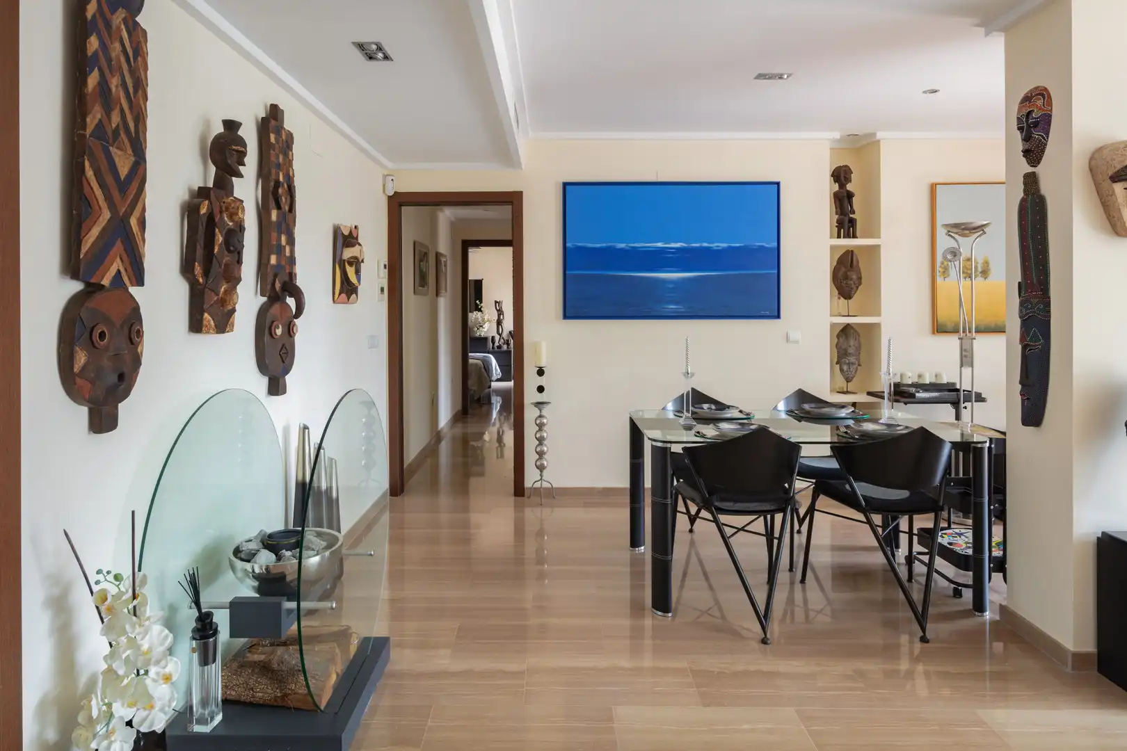 Menjador de Apartament en venda en Jávea / Xàbia amb Aire condicionat, Terrassa i Piscina