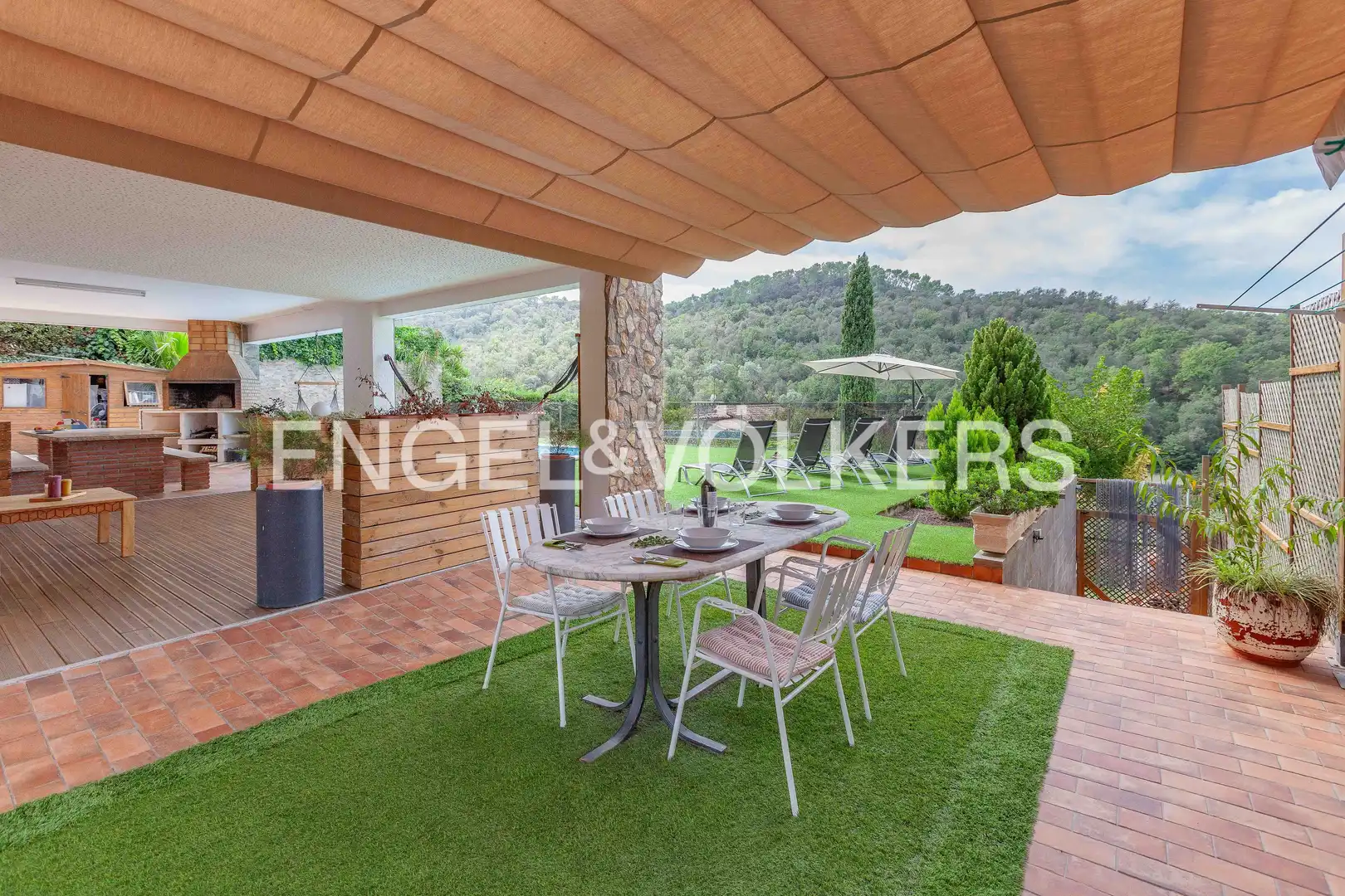 Terraza de Casa o chalet de alquiler en Llinars del Vallès con Aire acondicionado, Calefacción y Jardín privado