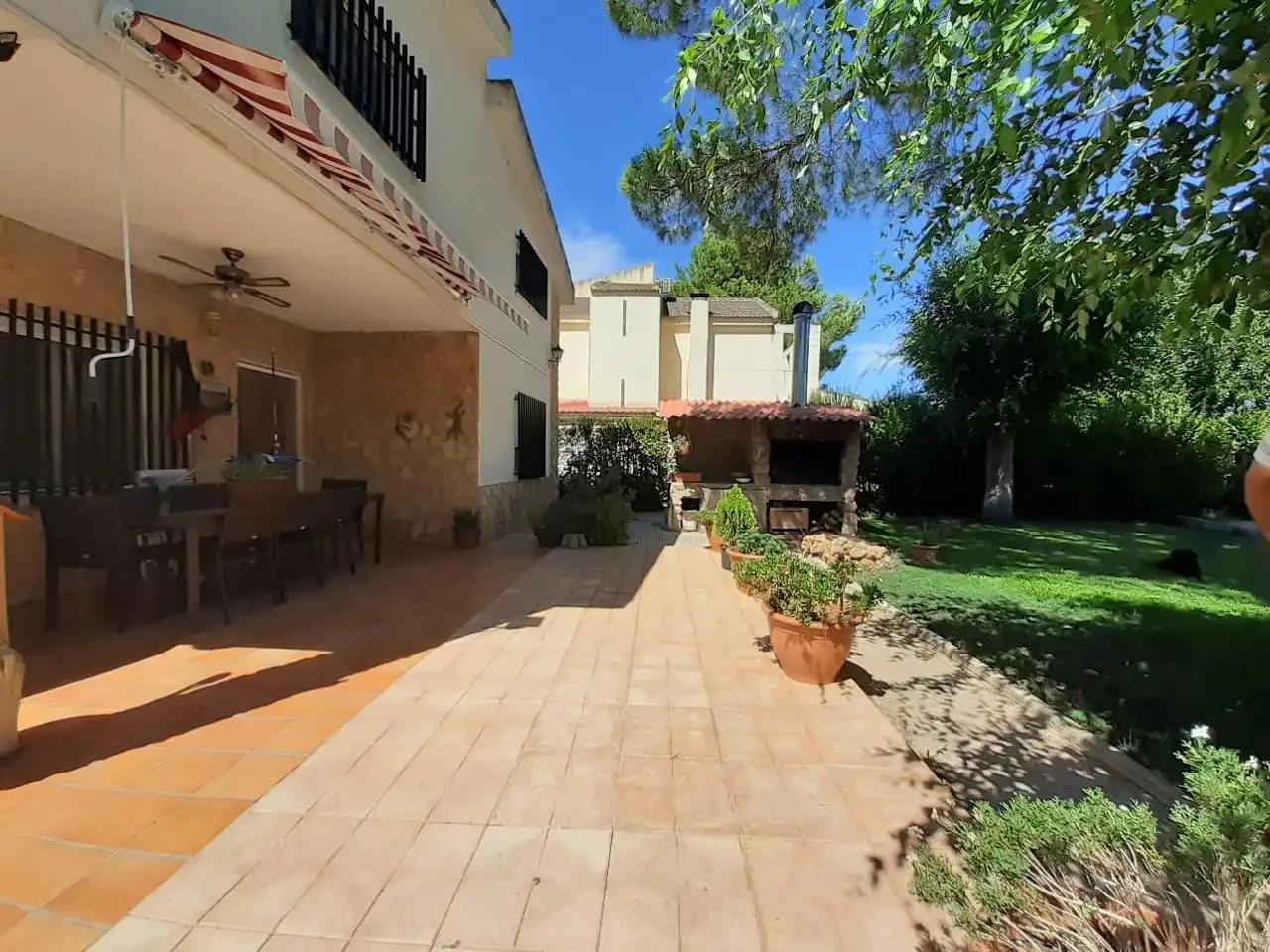 Garden of Houses for sale in Albacete  with Heating, Storage room and Swimming Pool