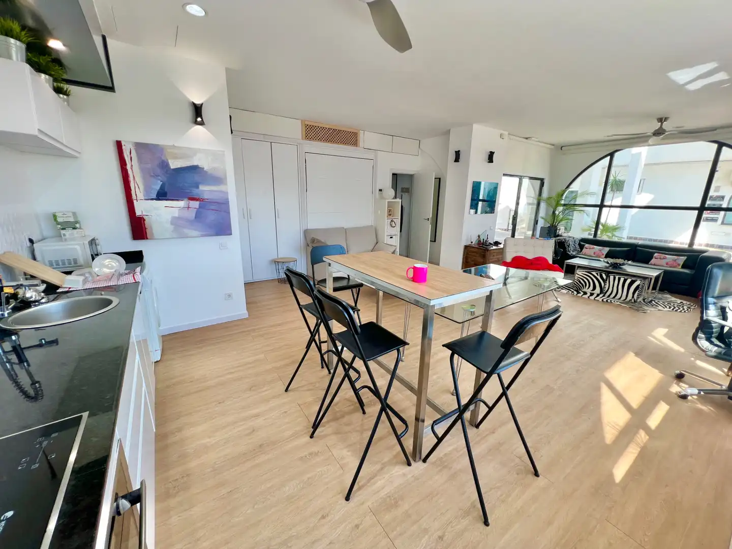 Menjador de Loft en venda en Alcalà de Xivert amb Aire condicionat, Terrassa i Traster