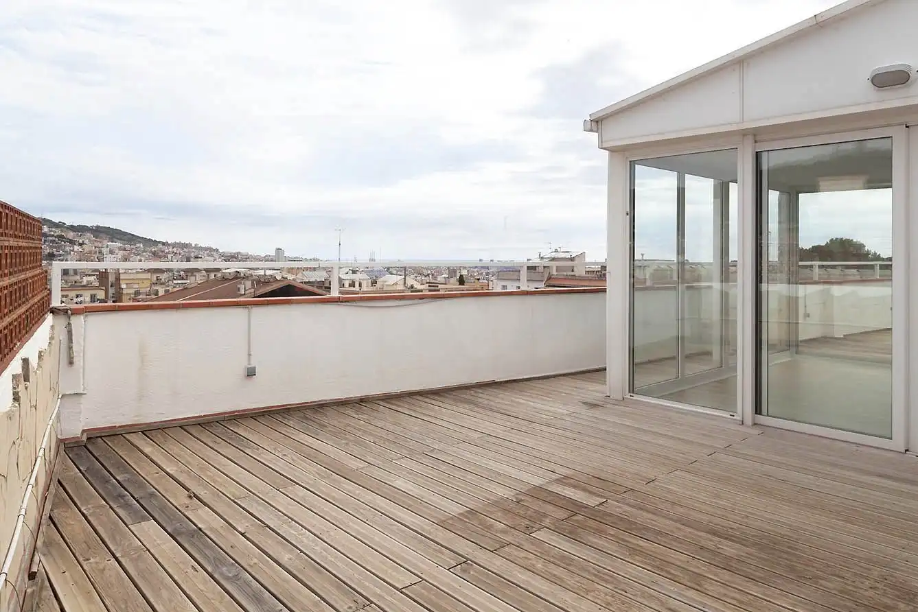 Terrasse von Wohnung zur Miete in Sarrià - Sant Gervasi