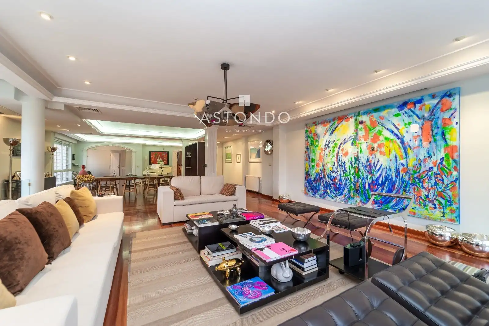 Living room of Houses for rent in Madrid  with Air Conditioner, Heating and Terrace