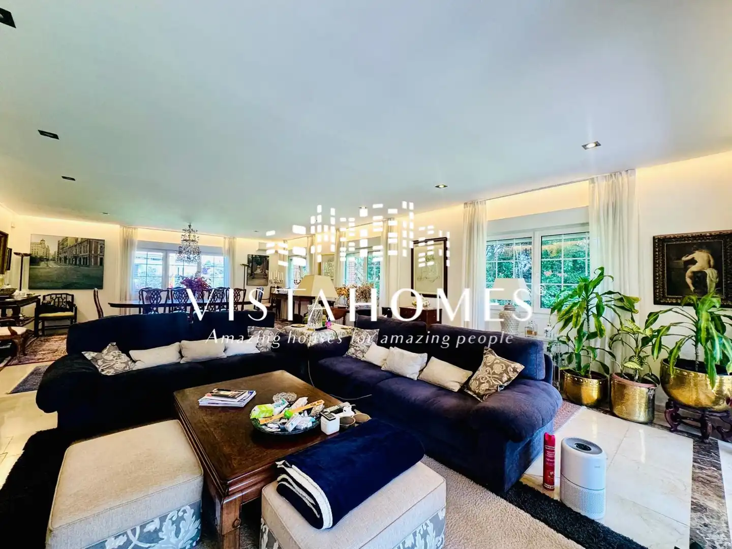 Living room of Houses for sale in Ciudalcampo  with Air Conditioner, Heating and Private garden