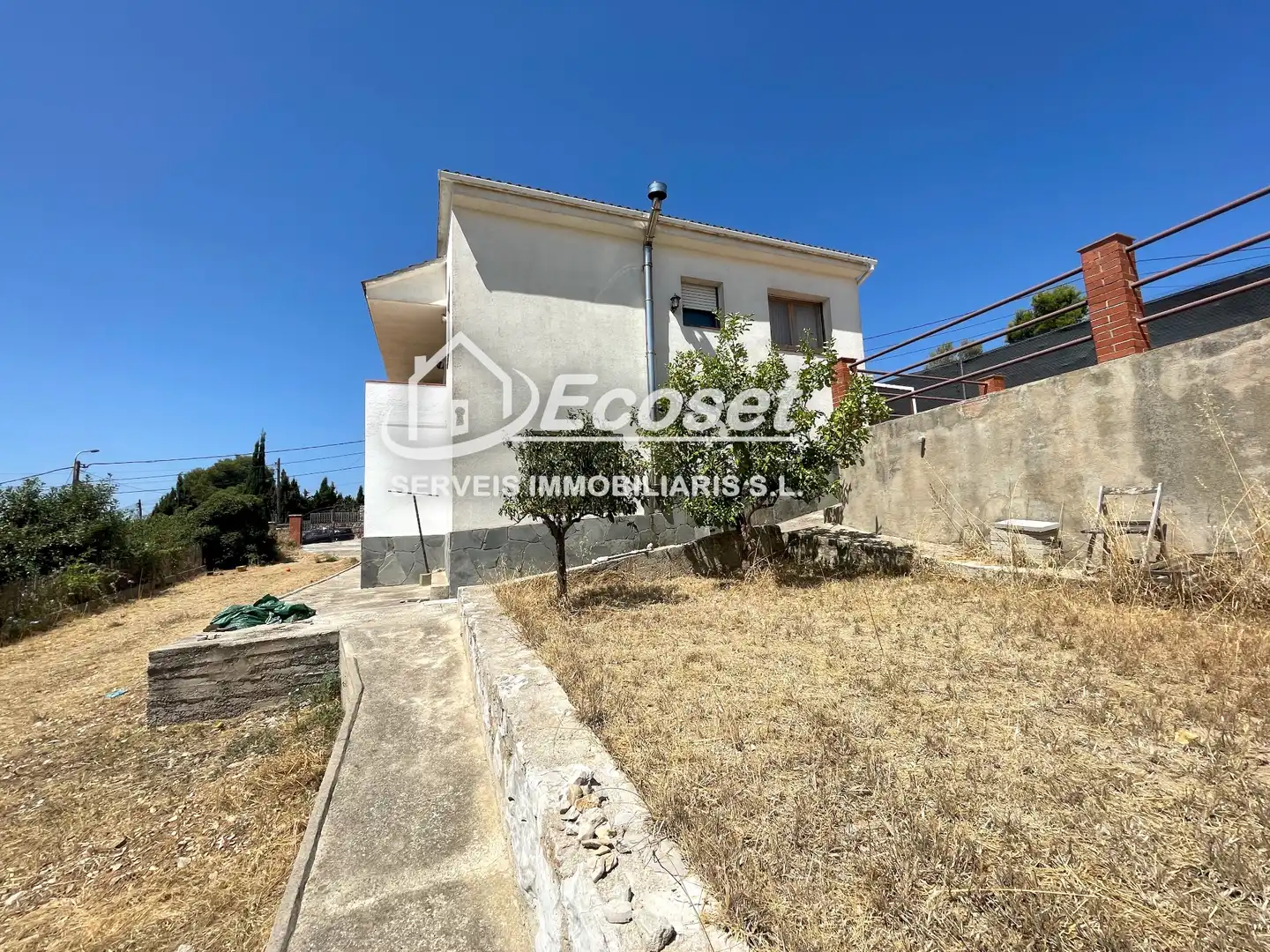 Vista exterior de Casa o chalet en venta en Vallirana con Calefacción, Jardín privado y Terraza