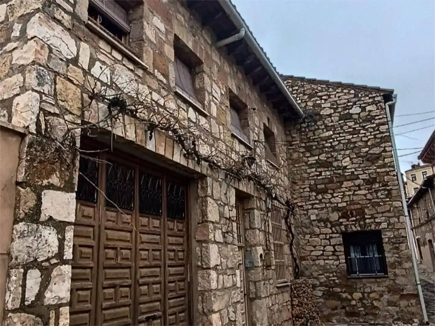 Vista exterior de Casa adosada en venda en Sigüenza