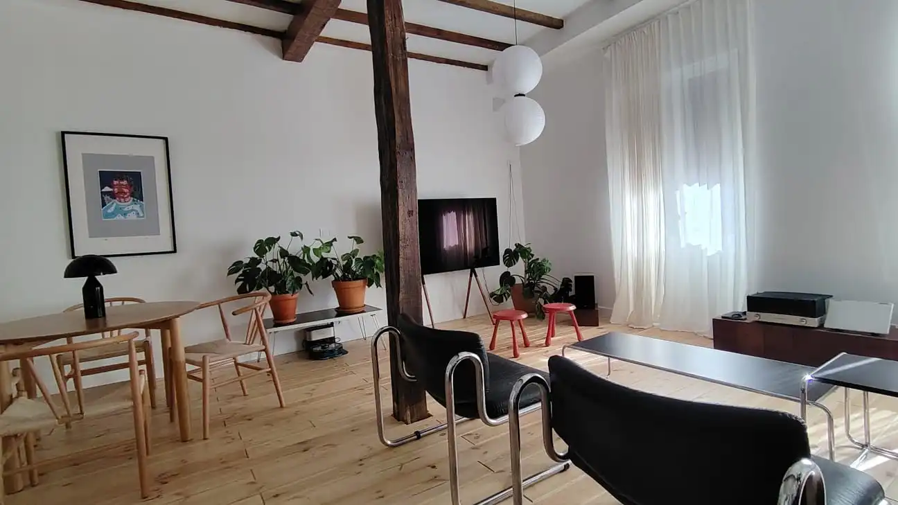 Living room of Flat for sale in Bilbao   with Air Conditioner, Heating and Furnished