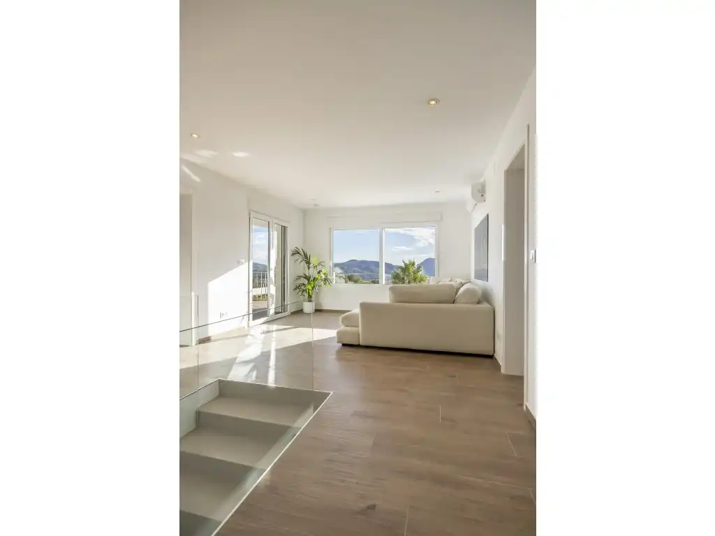 Living room of Houses for sale in Jávea / Xàbia  with Air Conditioner, Terrace and Swimming Pool