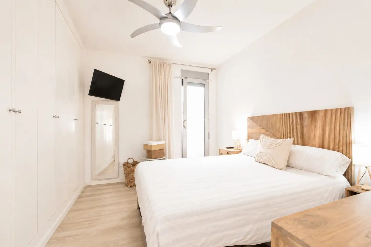 Bedroom of Flat for sale in Rafelbuñol / Rafelbunyol  with Heating, Furnished and Balcony