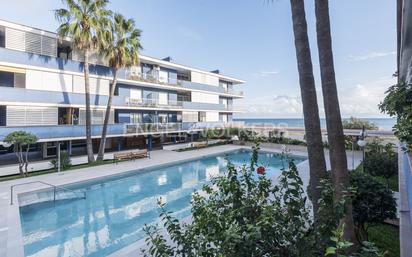 Swimming pool of Apartment for sale in Castelldefels  with Air Conditioner, Heating and Terrace