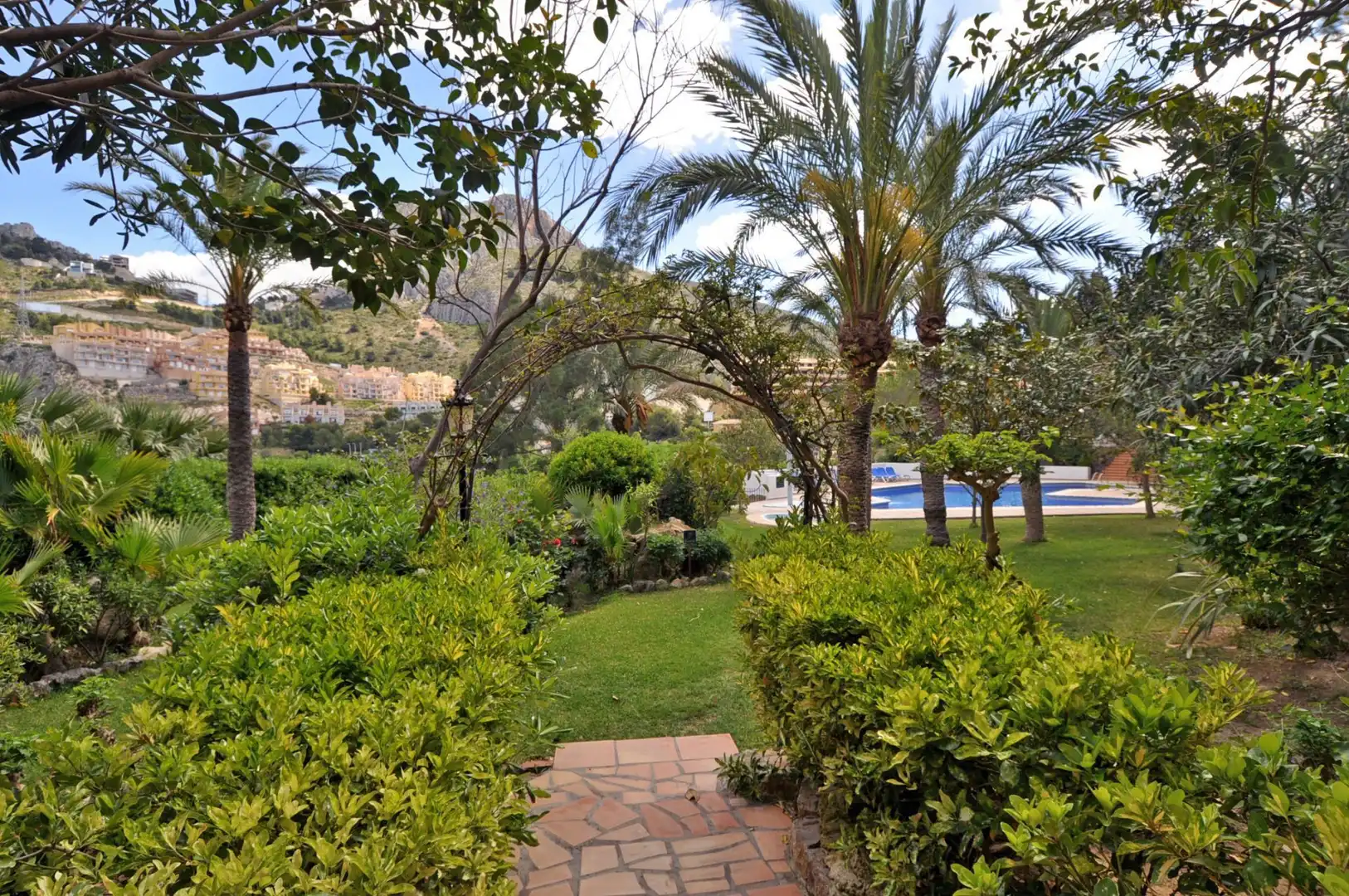 Garten von Wohnungen zum Verkauf in Altea mit Klimaanlage, Terrasse und Abstellraum