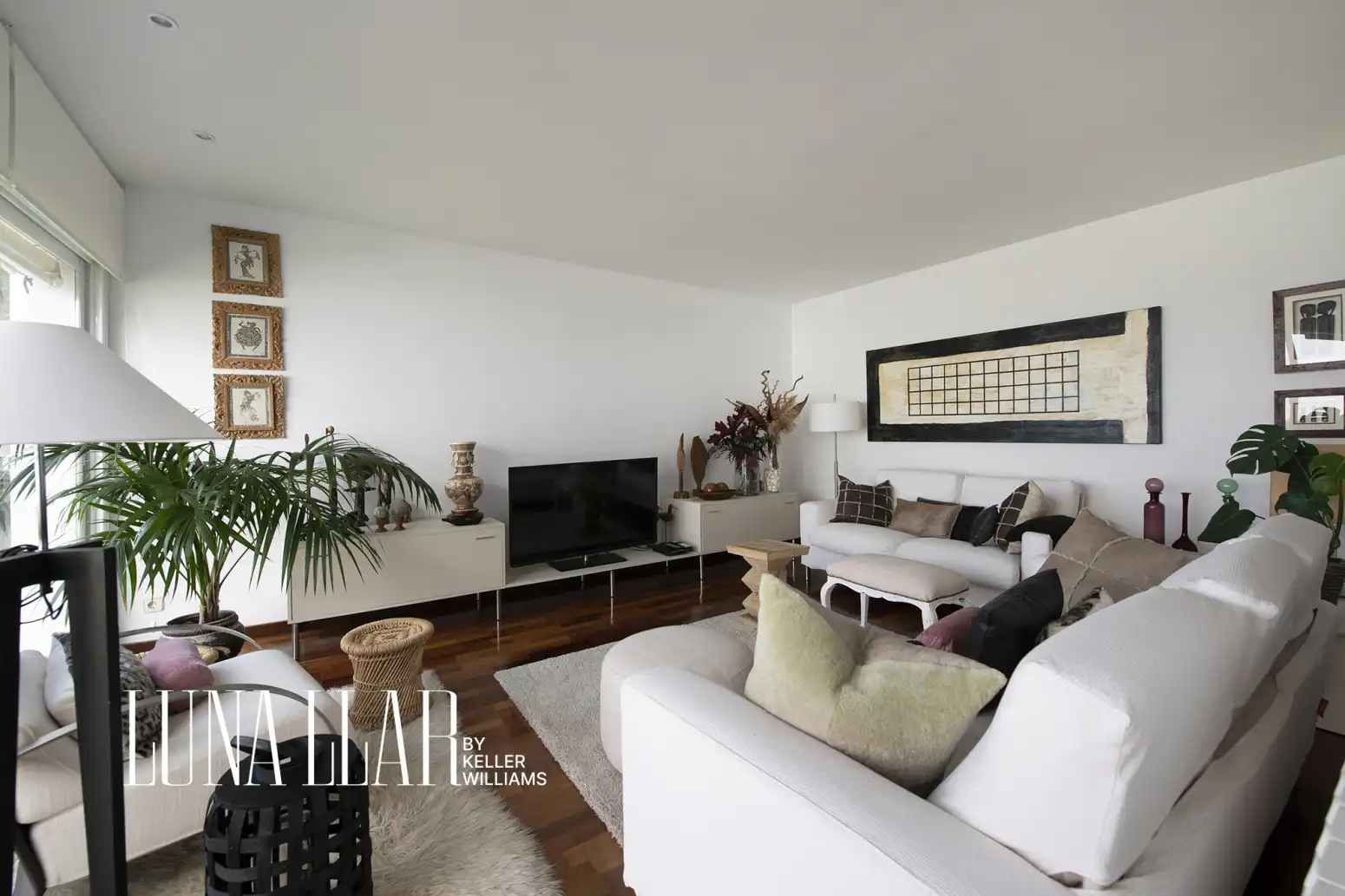 Sala de estar de Casa o chalet en venta en Castelldefels con Aire acondicionado, Calefacción y Parquet