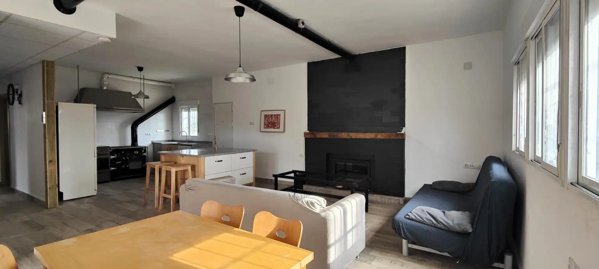Sala d'estar de Finca rústica en venda en Gibraleón amb Calefacció, Jardí privat i Terrassa