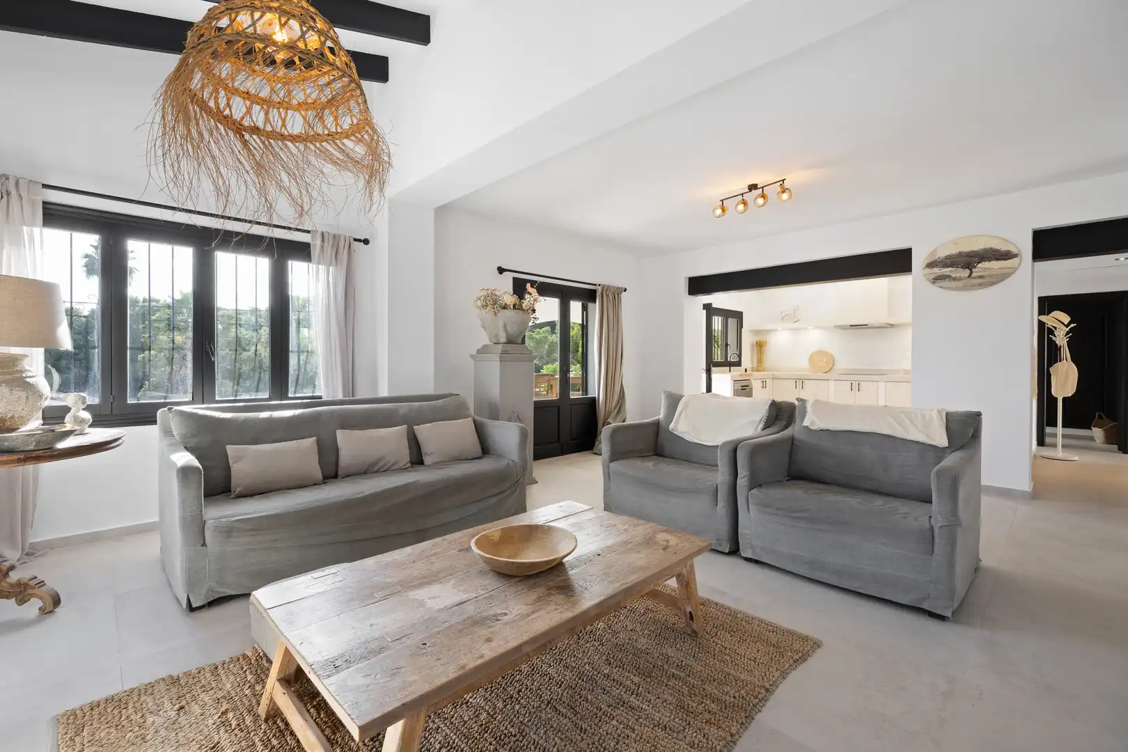 Sala d'estar de Casa o xalet en venda en Moraira amb Alarma
