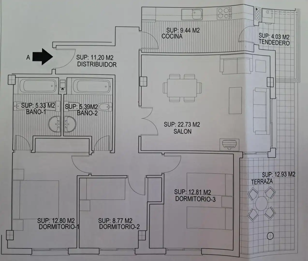 Wohnung zum Verkauf in Seseña mit Klimaanlage, Heizung und Abstellraum