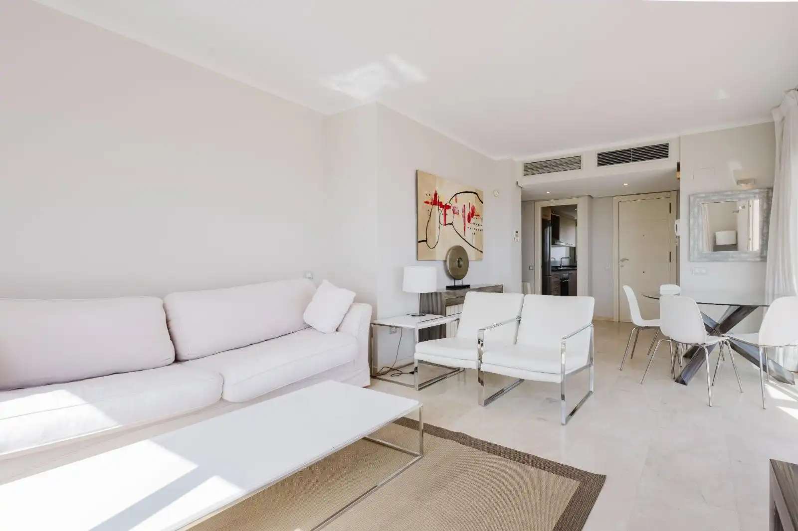 Sala d'estar de Apartament en venda en Orihuela amb Aire condicionat, Calefacció i Jardí privat