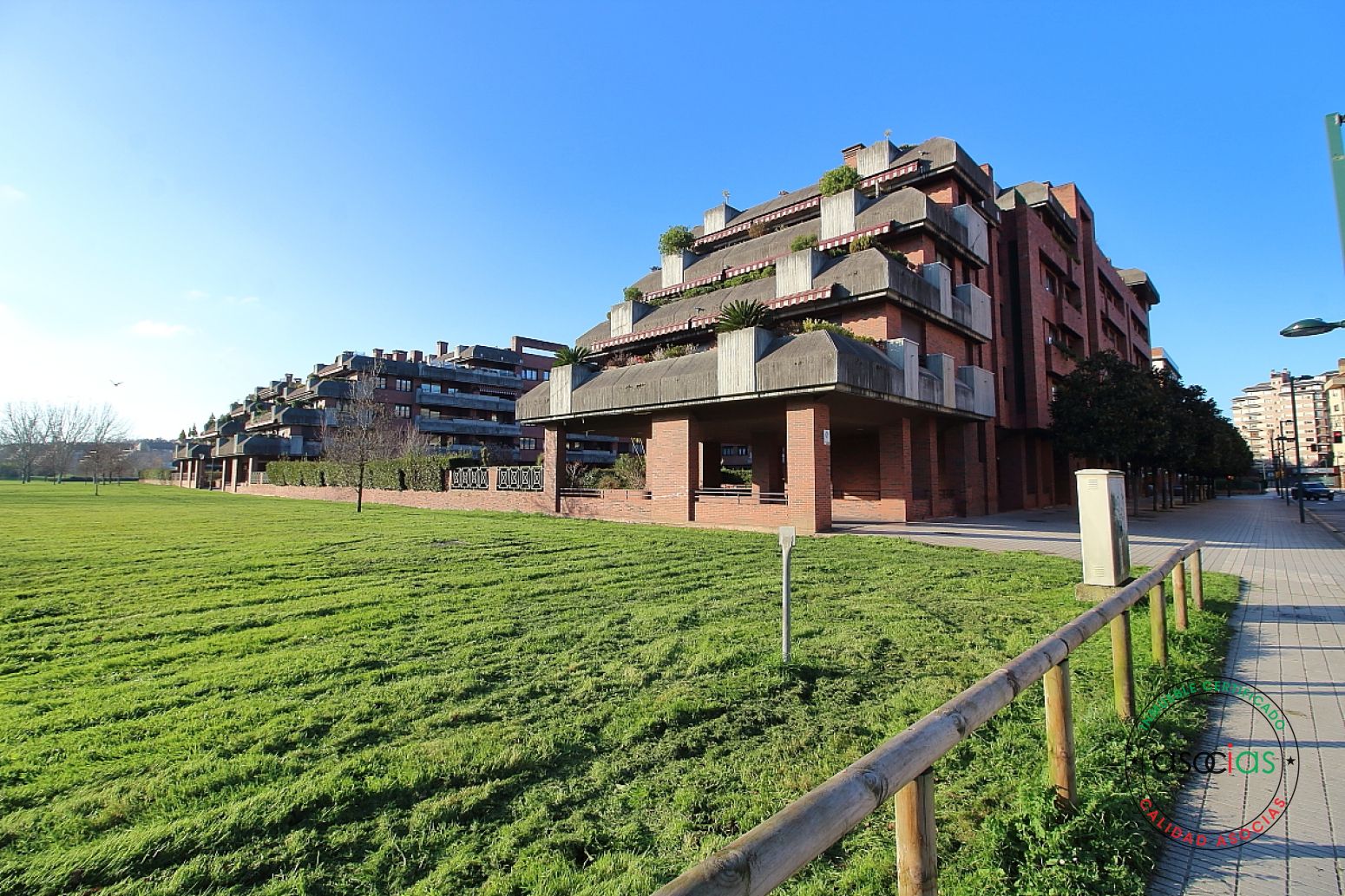 Exterior view of Flat for sale in Gijón   with Heating, Parquet flooring and Terrace