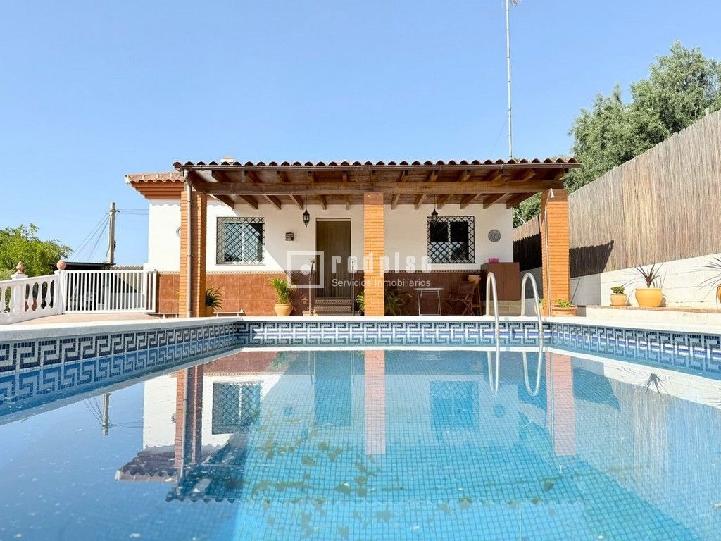 Swimming pool of House or chalet for sale in Málaga Capital  with Air Conditioner, Terrace and Storage room