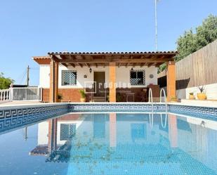 Swimming pool of House or chalet for sale in Málaga Capital  with Air Conditioner, Terrace and Storage room