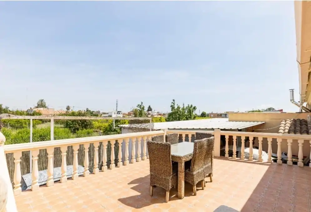 Terrassa de Casa o xalet en venda en Murcia amb Aire condicionat, Calefacció i Jardí privat