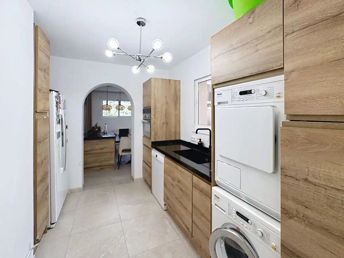 Cocina de Casa o chalet en venta en Mijas con Aire acondicionado, Calefacción y Jardín privado