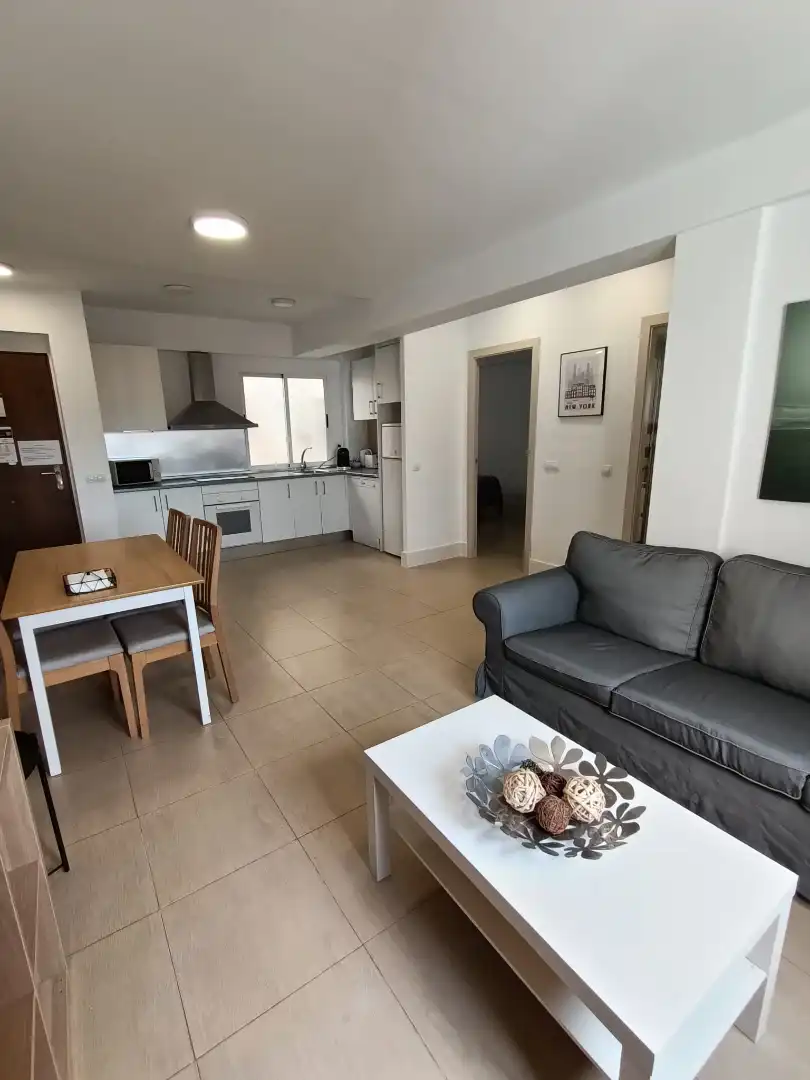 Sala d'estar de Pis en venda en Málaga amb Aire condicionat i Moblat