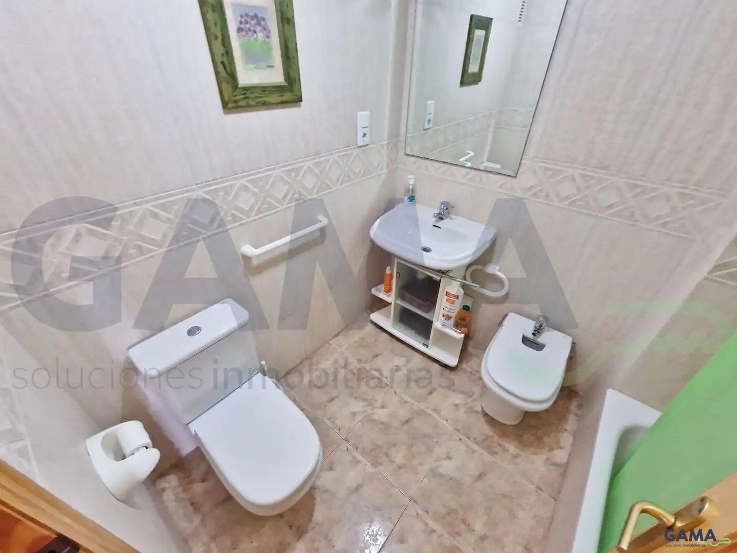 Badezimmer von Wohnung zur Miete in Tavernes de la Valldigna mit Terrasse, Schwimmbad und Möbliert