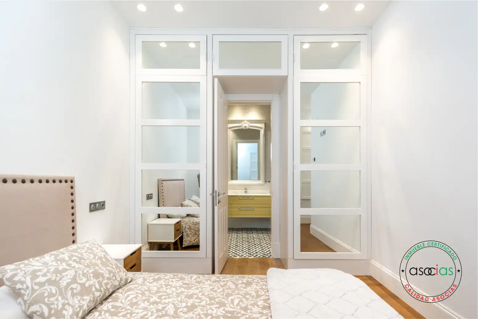 Schlafzimmer von Wohnung zum Verkauf in Gijón  mit Heizung