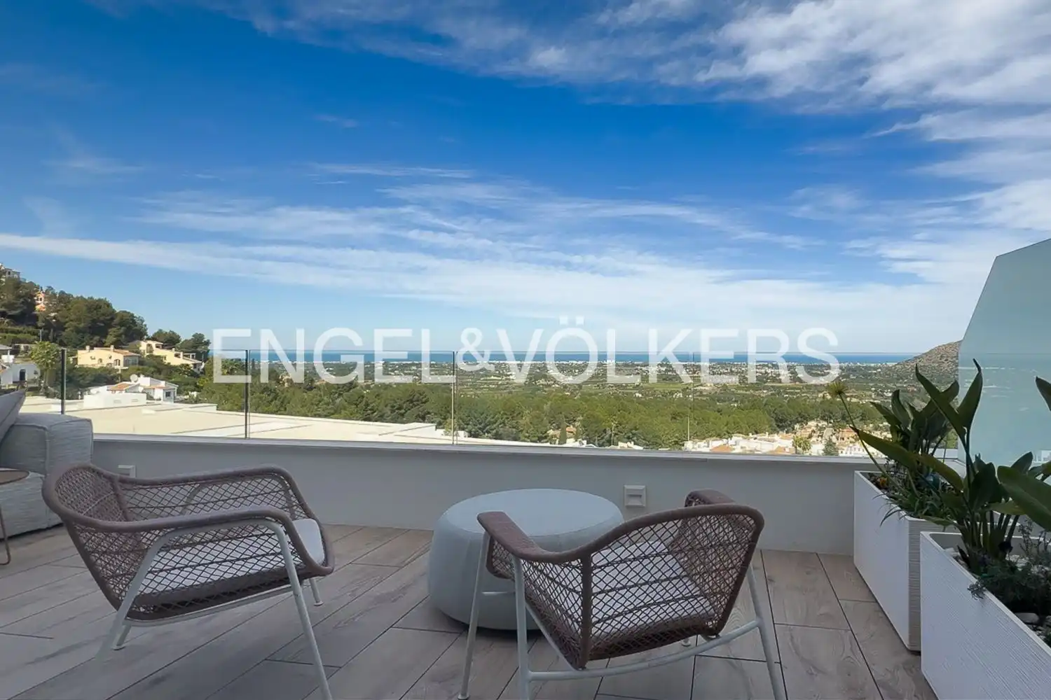 Terrace of Flat for sale in Pedreguer  with Air Conditioner, Heating and Private garden