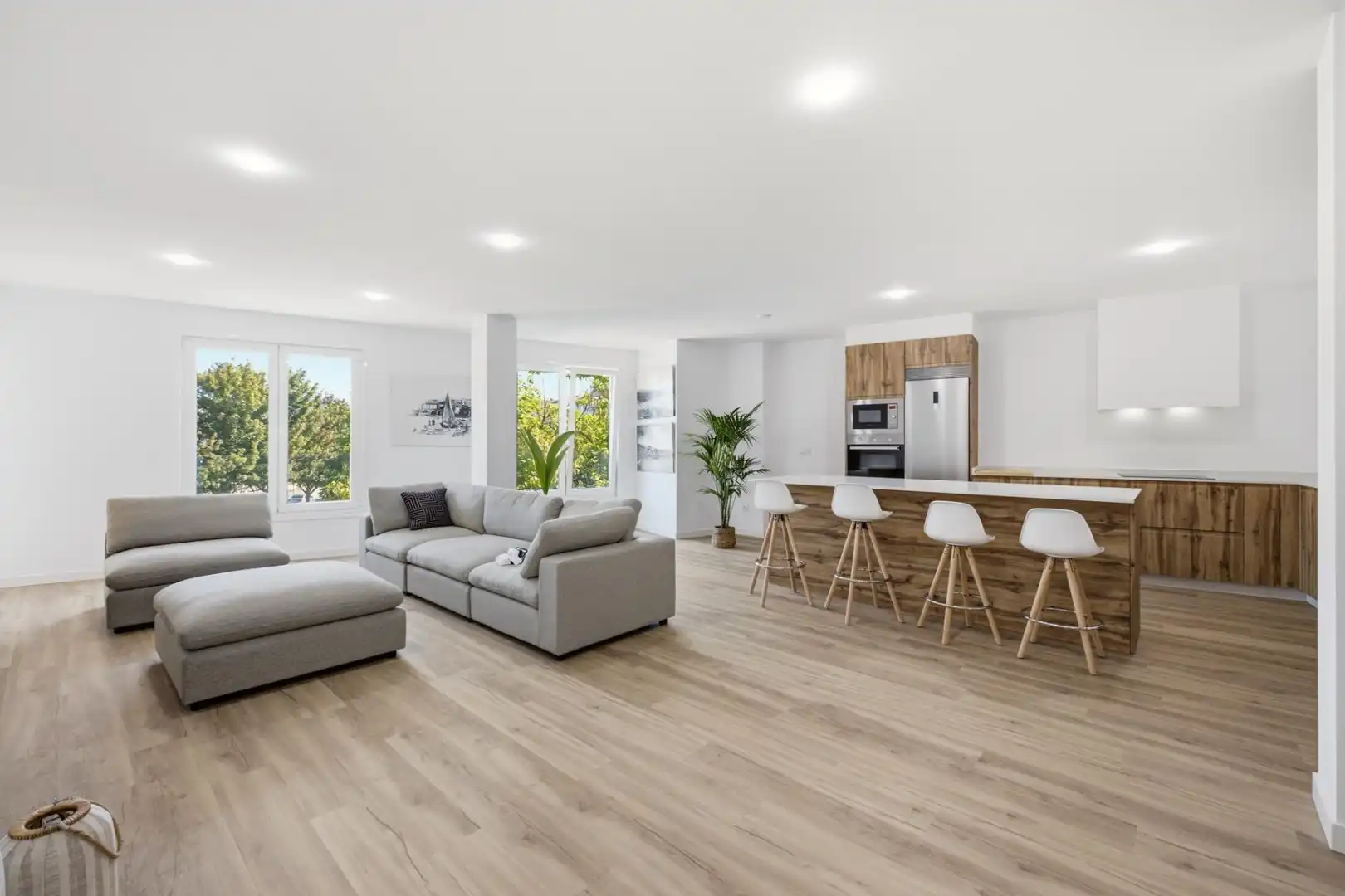 Living room of Apartments for sale in Vigo   with Heating, Furnished and Balcony