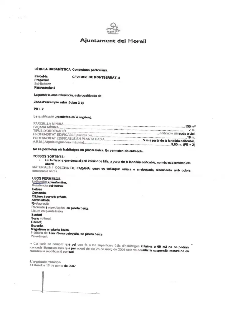 Jardín de Residencial en venta en El Morell