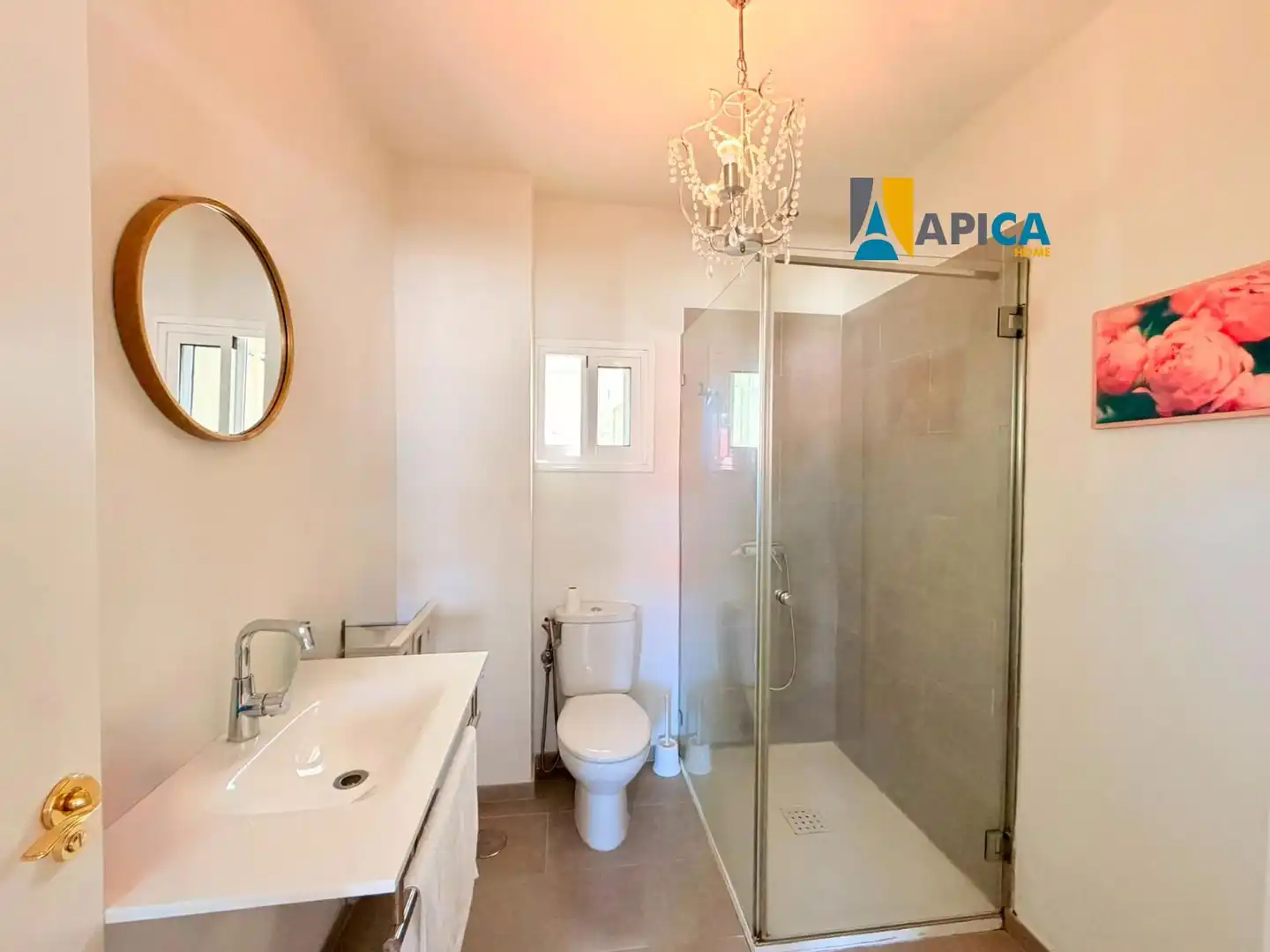 Bathroom of Flat for sale in Población de Arroyo  with Furnished and Alarm