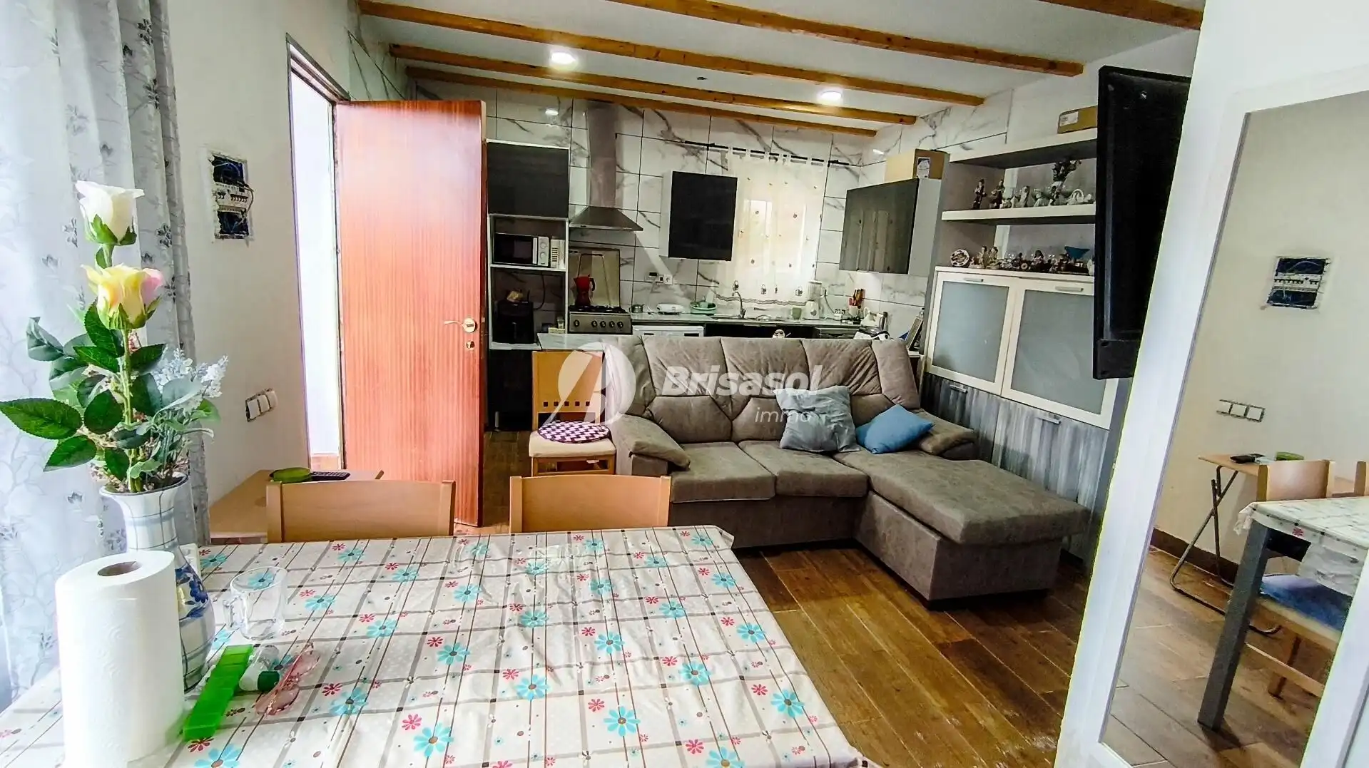 Sala d'estar de Casa o xalet en venda en Almoster amb Aire condicionat, Jardí privat i Terrassa